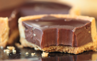 Chocolate almond tart