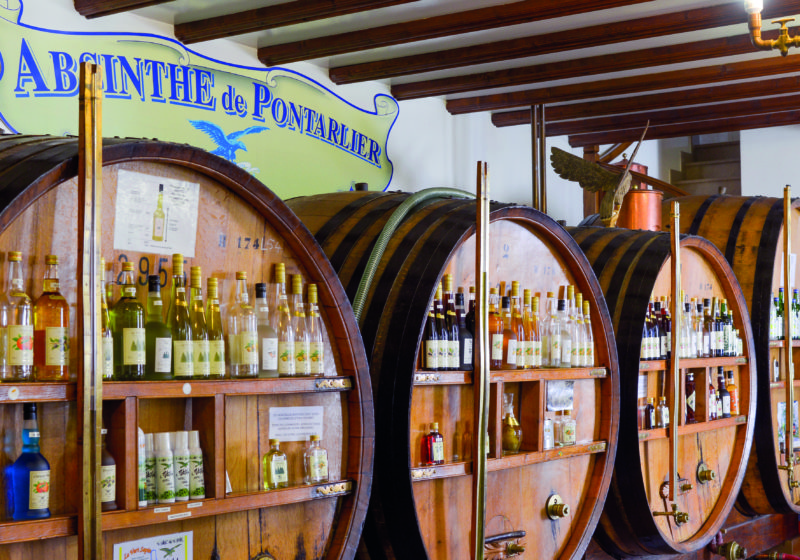 Pontarlier's Distillerie Armand Guy is one of the stops on the Absinthe Trail.