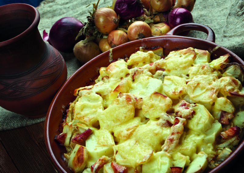 Savoie's cheese-laden tartiflette is just the ticket to warm those cockles.