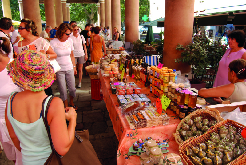 Markets are less common in Corsica than mainland France, but the produce sold is fiercely local.