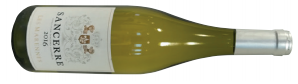 A bottle of les marennes 2016 a sancerre wine that is fruity and moreish