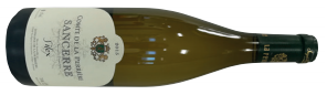A bottle of comte de la perrière silex 2015 a sancerre wine that is described to be a elegant palate cleanser