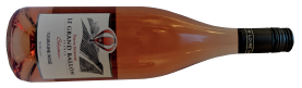 A bottle of le grand ballon rosé a Touraine rosé  made from Gamay, Cabernet franc and Malbec grapes