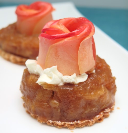 Jill Colonna's dessert Apple Rose Tarte Tatin