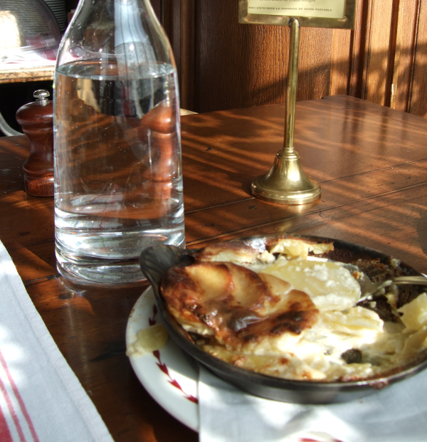 gratin dauphinois at The Auberge Ravoux