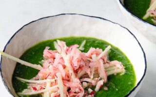 Velouté  d’épinards with miso