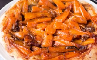 Chantenay carrot tarte tatin