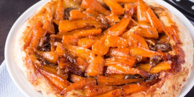 Chantenay carrot tarte tatin