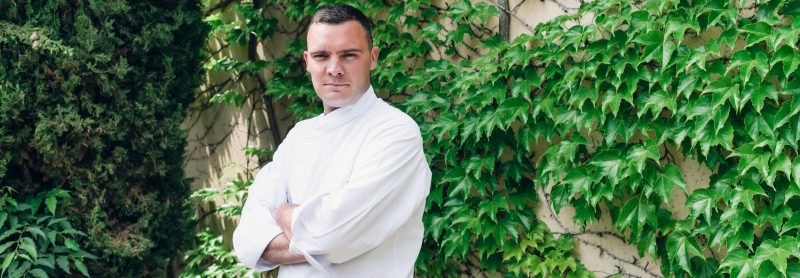 Chef Matthieu Hervé at Château de Montcaud