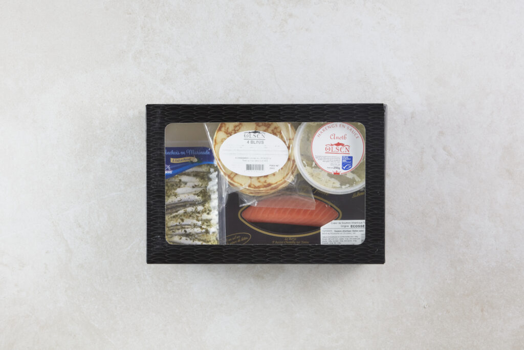 Scandinave fish and shop box selection