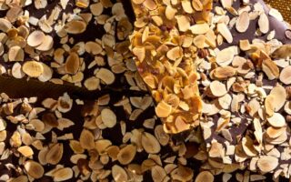 Chocolate almond toffee