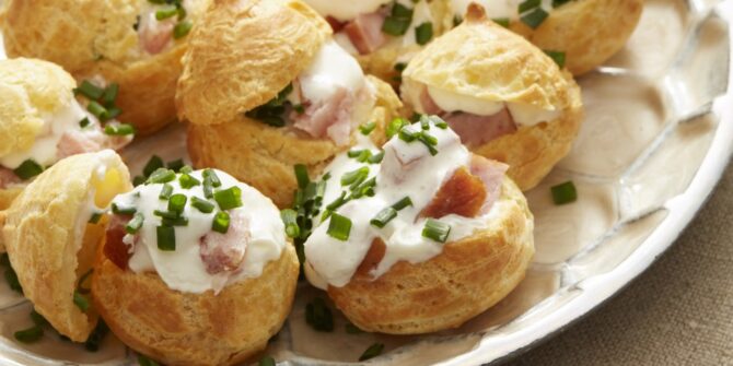 Petits choux aperitifs