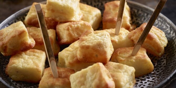 Comté fondue bites – the perfect festive canapé