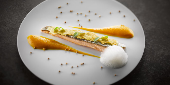 Trout with an Abondance tuile