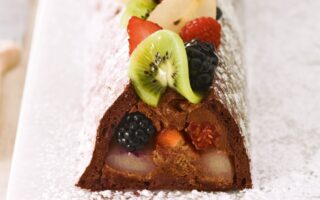 Le Cordon Bleu’s Fresh Fruit Christmas Log