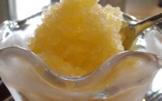 Granité de Melon au Champagne