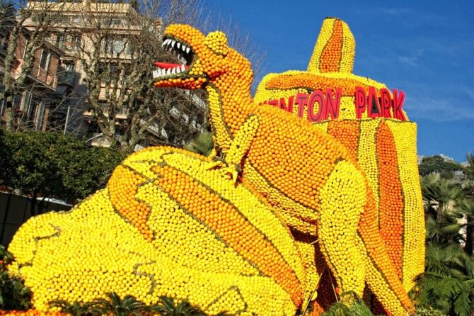 Menton hosts the biggest and best lemon festival in the world