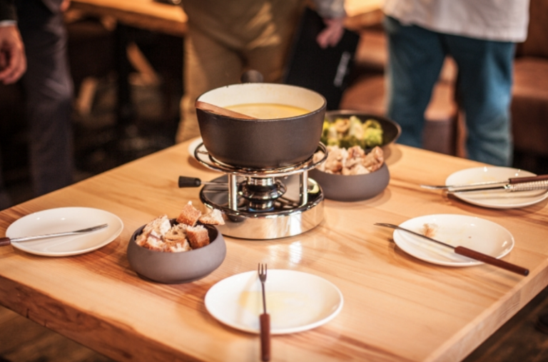 Five star hotel’s fromagier gives the fondue a modern makeover