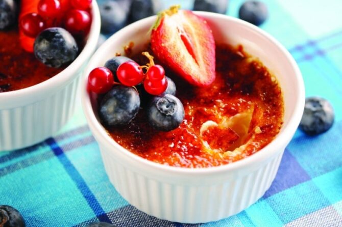 Is crème brûlée French or English… or even Spanish?