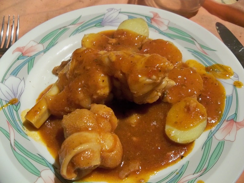 a stew of stuffed sheep’s feet and offal, originally from Marseille but now found all over south-eastern France. 