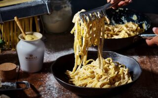 Parmesan mustard pasta