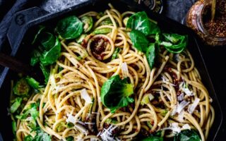 Brussel sprout pasta