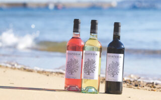 Underwater French wines