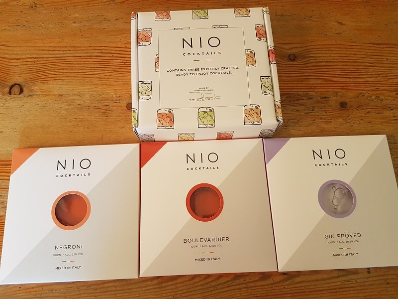 Nio cocktail selection