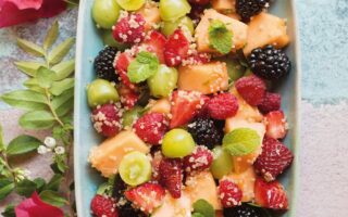 Quinoa fruit salad