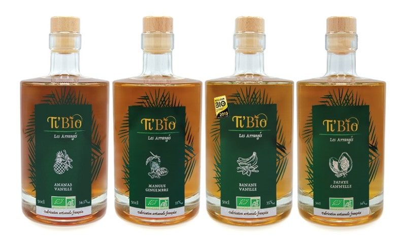 A selection of Ti'Bio alcohol