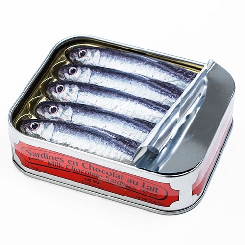 Chocolate sardines