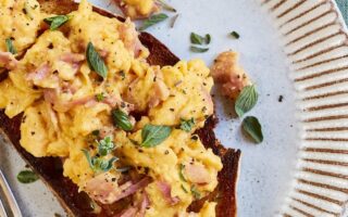 French-style truffled scrambled eggs