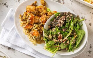 Vegetable and sage gratin