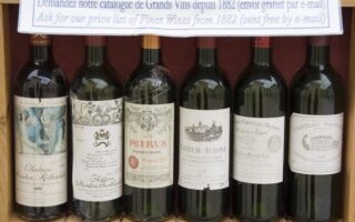 Three of the most expensive French wines ever sold
