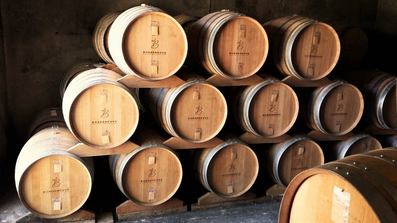 Barrels in the cellar