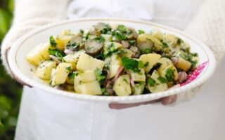 Herby potato salad