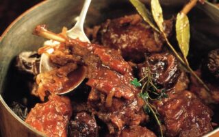 Rabbit with prunes