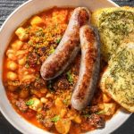 Chicken and sausage cassoulet