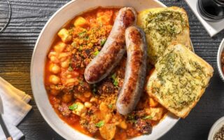 Chicken and sausage cassoulet