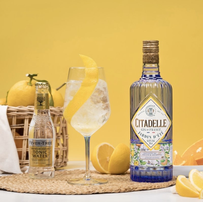 Le gin Citadelle Jardin d'été : une double médaille d'or