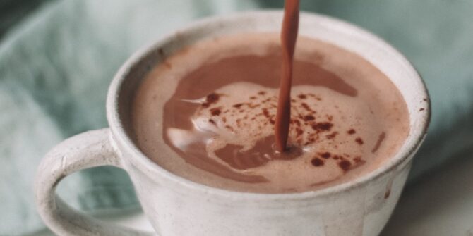 Luxury French hot chocolate