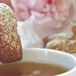 Honey, rose & green tea madeleines