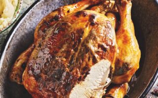 Chicken stuffed with tapenade