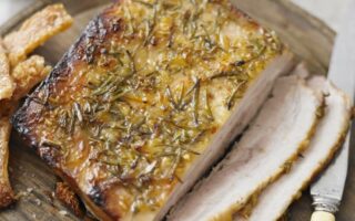 Slow roast belly of pork