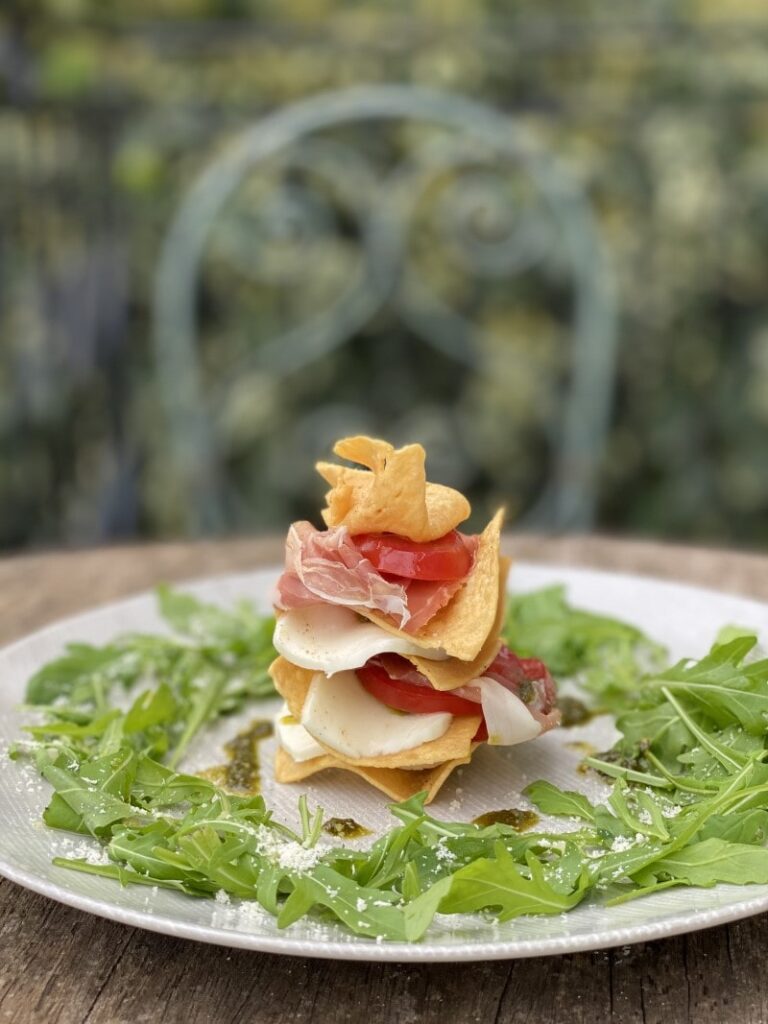 Mille-feuille Socca Chips