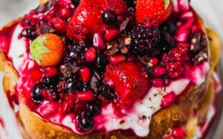 Vanilla berry French toast