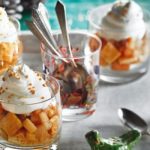 Maple and pear mini-parfaits