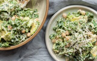 Creamy parmesan & kale salad