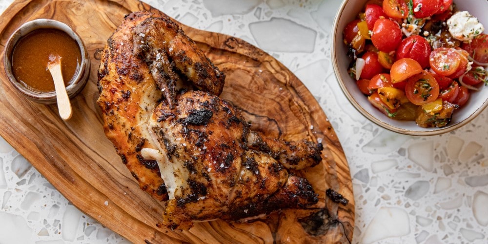 Romain Bourrillon's roast chicken