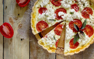 Quiche Lorraine with a hint of Feta